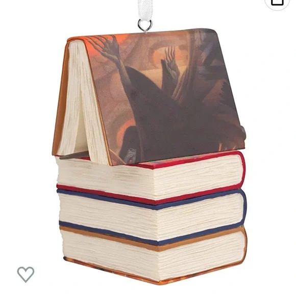 Harry Potter Books and Wand Ornament - Picture 5 of 5